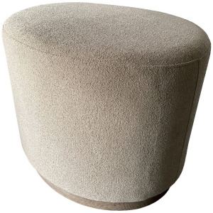 Zoe Oval Accent Ottoman