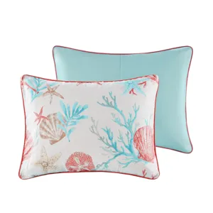Madison Park Pebble Beach 6 Piece Cotton Sateen Duvet Cover Set