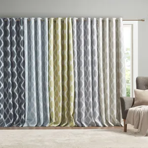 SunSmart Blakesly Printed Ikat Blackout Curtain Panel