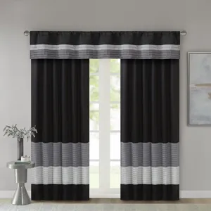 Madison Park Amherst Polyoni Pintuck Window Valance