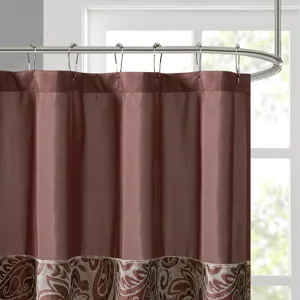 Madison Park Aubrey Jacquard Shower Curtain