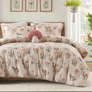 Intelligent Design Gwen Mushroom Garden Comforter Set