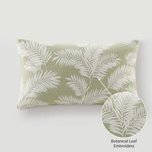 Harbor House Ella Botanical 1 Piece Cotton Pillow Cover