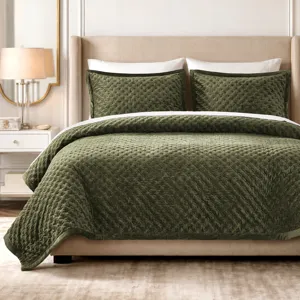Madison Park Signature Charleston Velvet Coverlet Mini Set