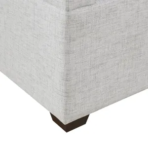 Molly 2-Piece Modular Loveseat Sofa - Silver Grey