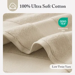 Madison Park Signature Turkish Cotton 6 Piece Bath Towel Set