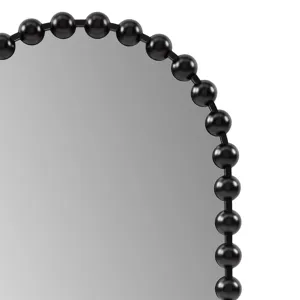 Madison Park Signature Marlowe 24X36 Arch Beaded Wall Mirror - Black