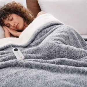 Serta Marled Dream Soft Heated Throw