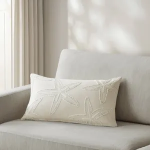 Harbor House Lily Starfish 1 Piece Cotton Pillow Cover - Linen