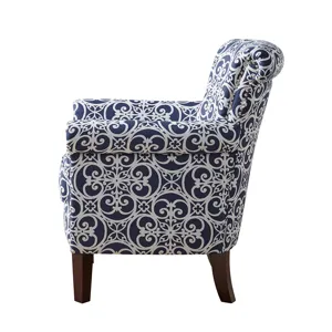 Brooke Tight Back Club Chair - Navy