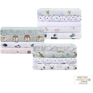 Intelligent Design Cozy Soft Cotton Flannel Printed Sheet Set