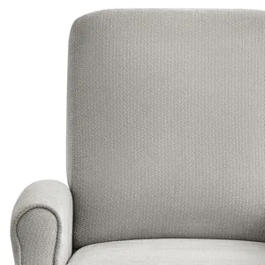 Madison Park Marena Upholstered Manual Push Back Recliner