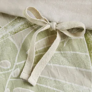 Harbor House Blue Kiawah Island 5 Piece Cotton Duvet Cover Set with Throw Pillow
