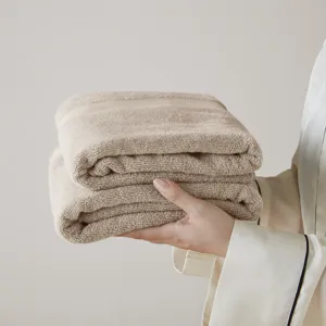 500GSM Plush 6pc Towel Set - Beige