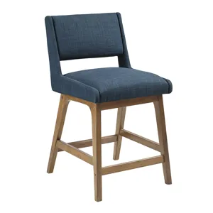 Boomerang Counter Stool - Navy