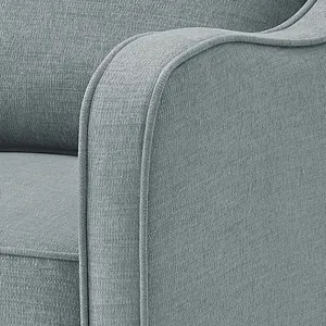 Madison Park Brianne Upholstered Swivel Curved Armchair