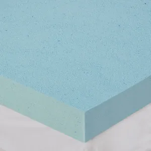 3\" Gel Memory Foam with 3M Cover Queen Mattress Topper - White