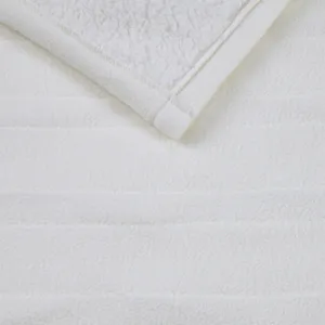 Serta Fleece to Sherpa Heated Throw