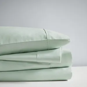 1000 Thread Count California King HeiQ Smart Temperature Cotton Blend 4 PC Sheet Set - Seafoam