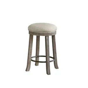 Oaktown Swivel Counter Stool - Cream/Reclaimed Grey