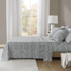 True North by Sleep Philosophy Cozy Cotton Flannel Printed Sheet Set