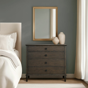 Victoria 4-drawer wood dresser (40