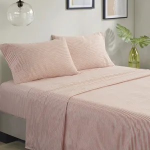 Madison Park Essentials Jaxon Stripe Comforter Set with Bed Sheets