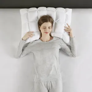 Stay Puffed Overfilled Pillow Protector Single Piece - White