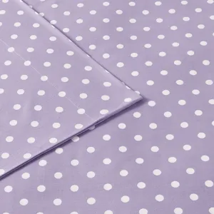 Mi Zone Polka Dot Printed 100% Cotton Sheet Set