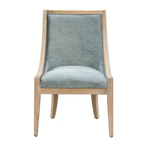 Elmcrest Upholstered Dining Chair with Nailhead Trim - Soft Green