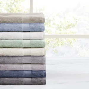 Madison Park Organic 6 Piece Organic Cotton Towel Set