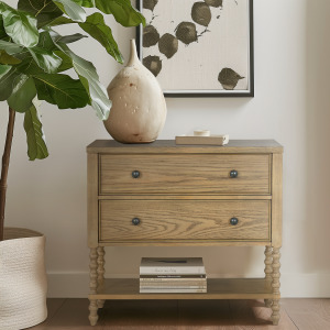 Beckett 2 Drawer Accent Chest - Natural
