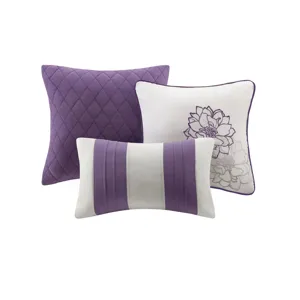 Madison Park Lola 6 Piece Printed Duvet Cover Set