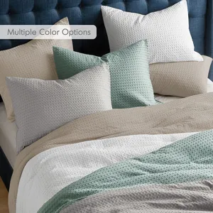 Comfort Spaces Mina Weave Textured Duvet Cover Set