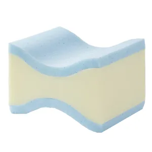 Memory Foam Knee Pillow - White