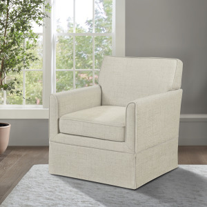 Paula Slipcover Accent Armchair - Cream