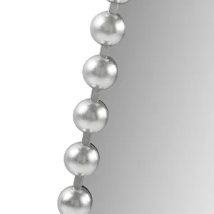 Madison Park Signature Marlowe 24X36 Rounded Rectangle Beaded Wall Mirror
