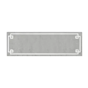 Evan Cotton Tufted Bath Rug 24x72 - Grey