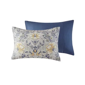 Harbor House Blue Livia 6 Piece Cotton Comforter Set