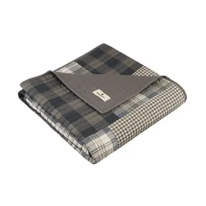 Woolrich Winter Plains Quilted Throw - Taupe