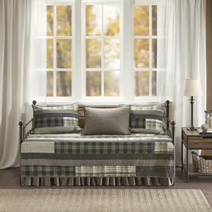 Woolrich Winter Plains 5 Piece Day Bed Cover Set - Tan