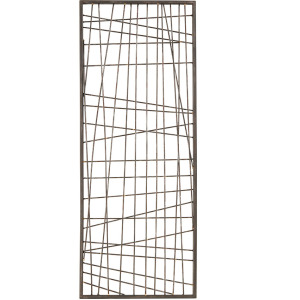 INK+IVY Savoy Distressed Black Metal Wall Decor - Black