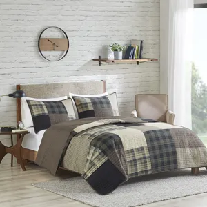 Woolrich Winter Hills Oversized Cotton Quilt Set