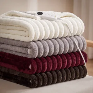 Serta Heated Cord Plush Heated Throw
