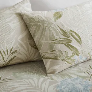 Harbor House Blue Kiawah Island 5 Piece Cotton Duvet Cover Set with Throw Pillow
