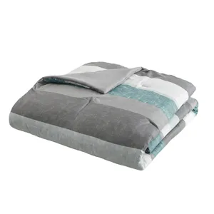 Madison Park Essentials Jaxon Stripe Comforter Set with Bed Sheets