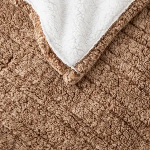 True North by Sleep Philosophy Marbled Sherpa Heated Throw