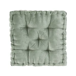Intelligent Design Azza Poly Chenille Square Floor Pillow Cushion Compress Pack