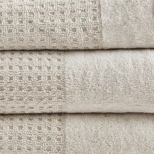Madison Park Spa Waffle Cotton Jacquard Bath Towel 6 Piece Set