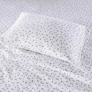 Intelligent Design Cozy Soft Cotton Flannel Printed Sheet Set